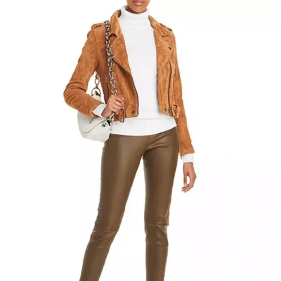 Like New Suede Moto Jacket - Picture 9 of 16